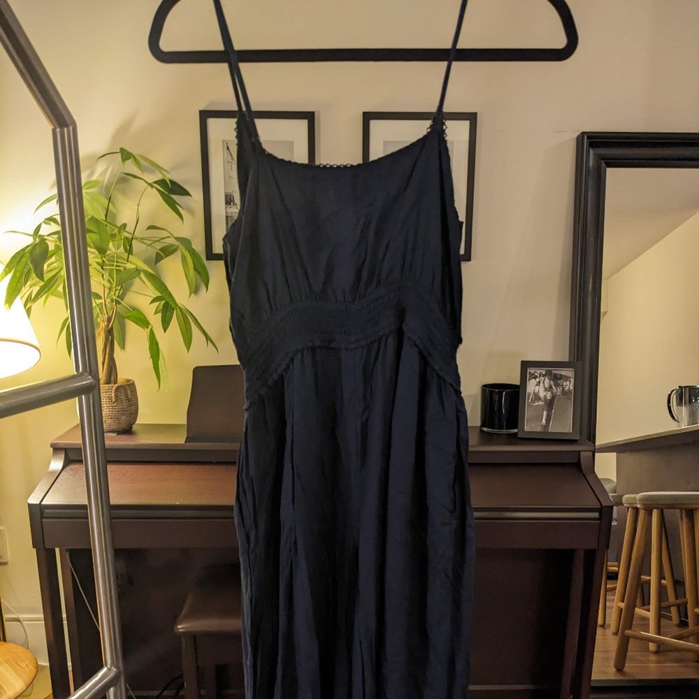 La Boheme WILFRED Navy Jumpsuit  (Size M)
